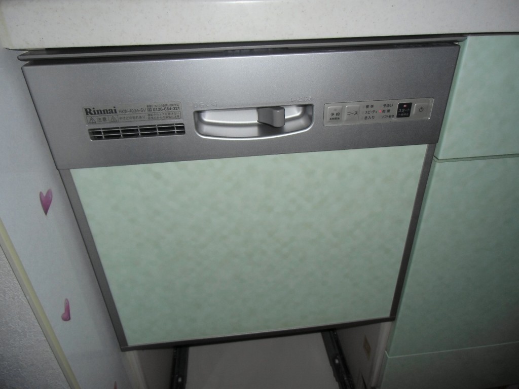 リンナイ製食器洗い乾燥機 RKW-403A-SV