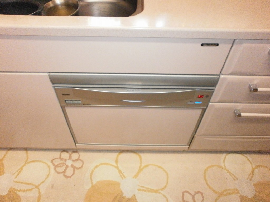 リンナイ製食器洗い乾燥機　RKW-601C-SV