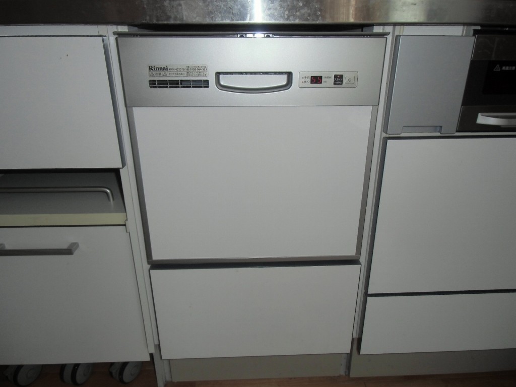 リンナイ製食器洗い乾燥機 RKW-403C-SV