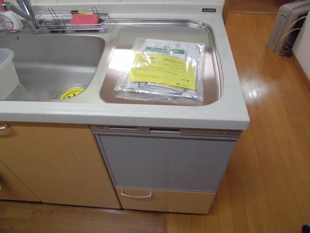 リンナイ製食器洗い乾燥機　RKW-404C-SV