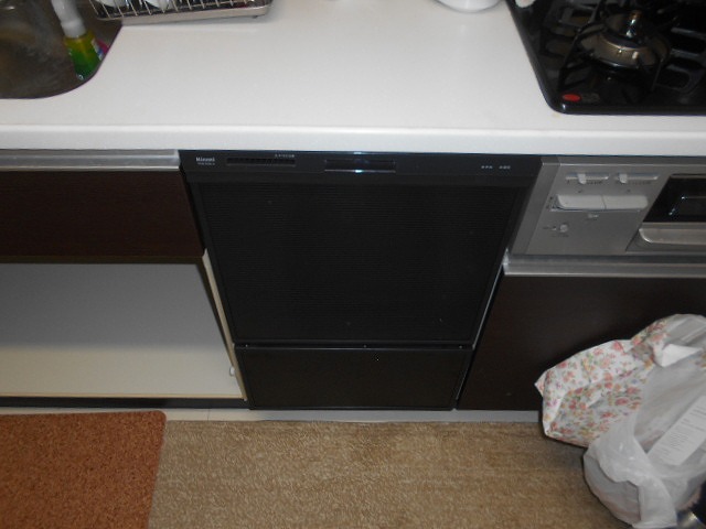 リンナイ製食器洗い乾燥機　RKW-404A-B　KWP-454K-B