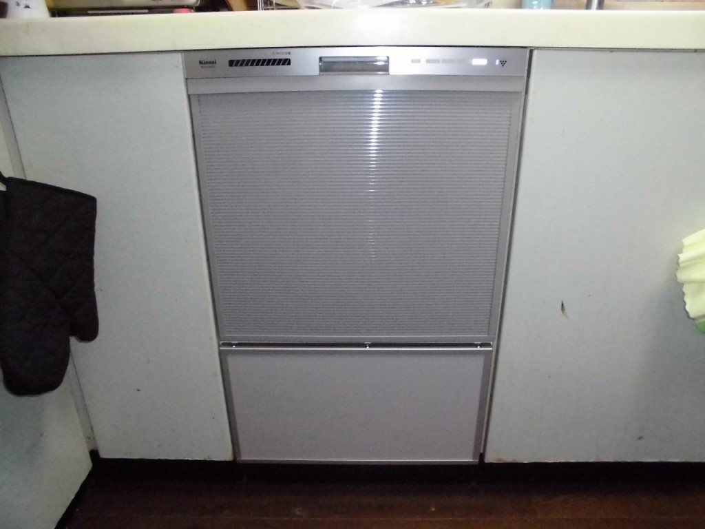 リンナイ製食器洗い乾燥機　RKW-404GP　KWP-454K-SV