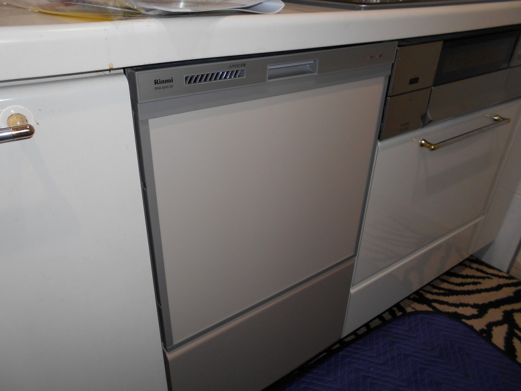 リンナイ製食器洗い乾燥機 RKW-404C-SV