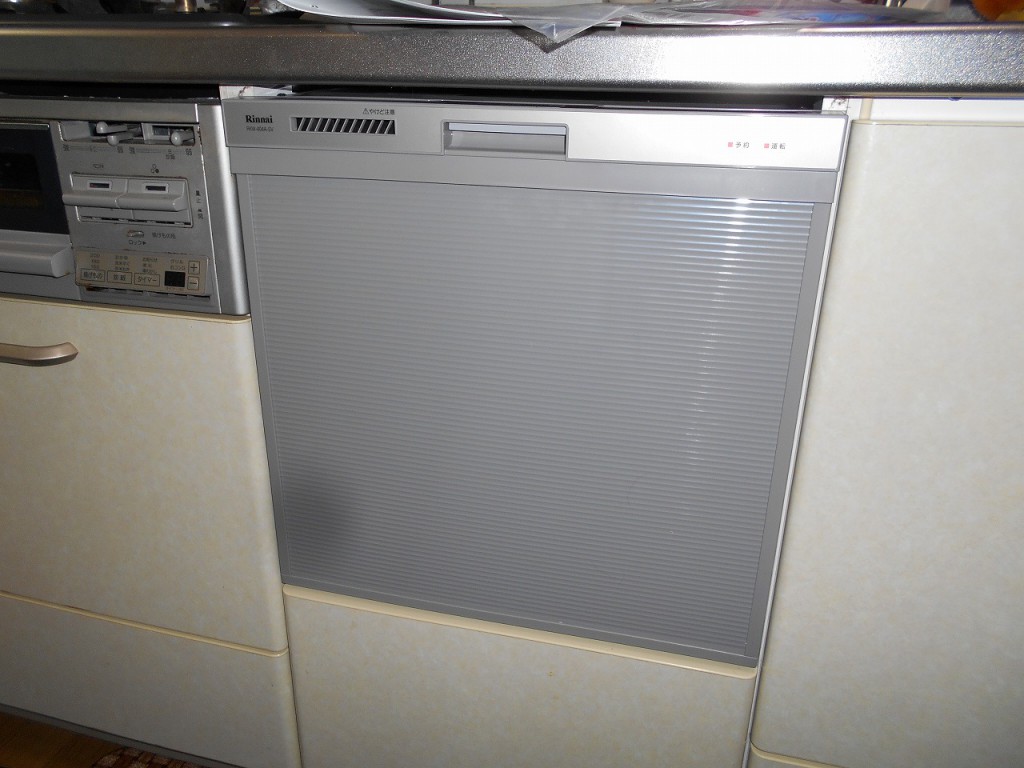 リンナイ製食器洗い乾燥機 RKW-404A-SV 　